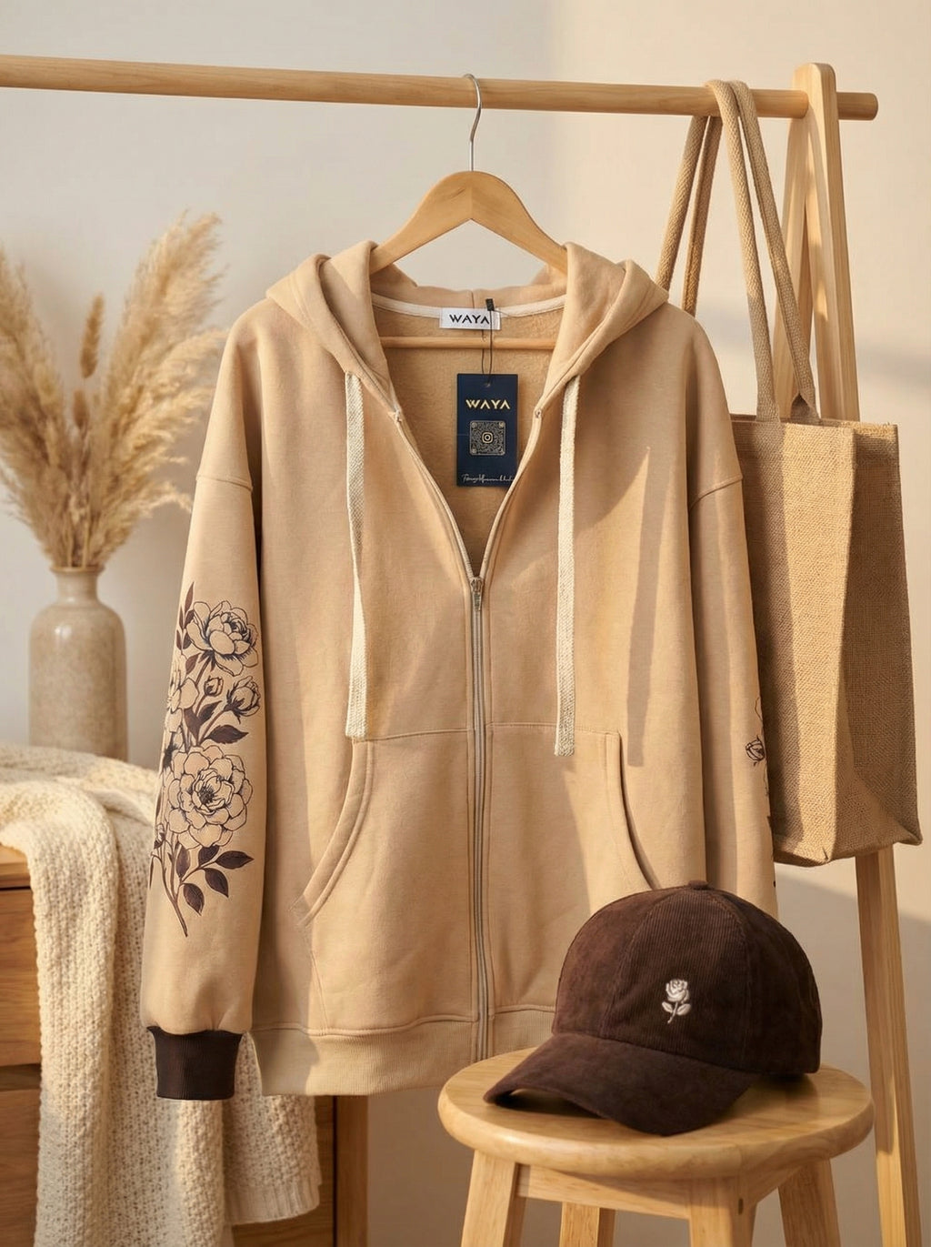 Oversized ZIPPER + Cap