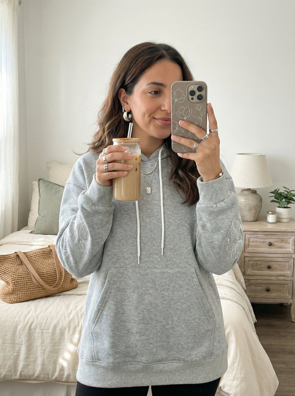 Gray Oversized Hoodie