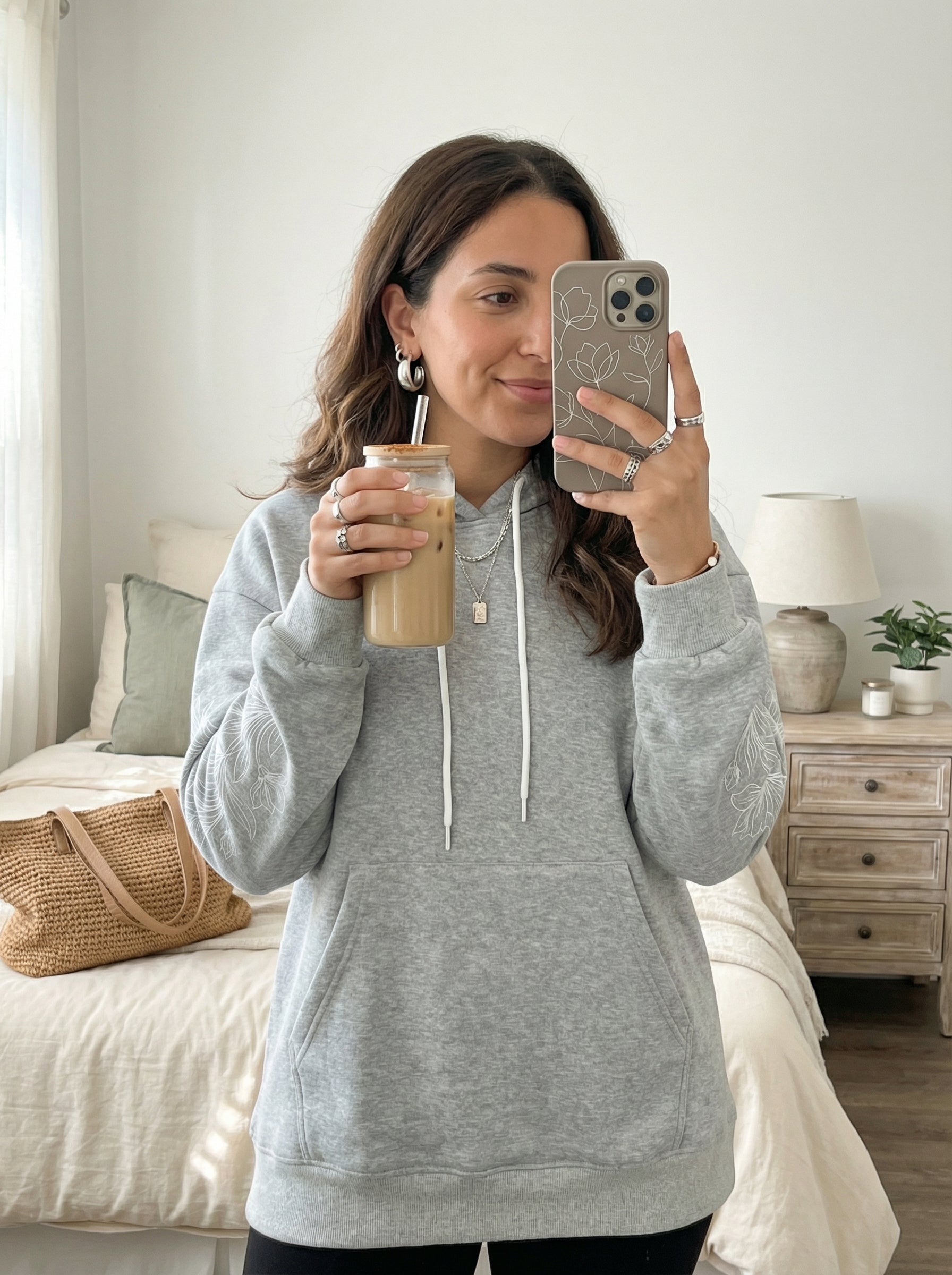 Gray Oversized Hoodie